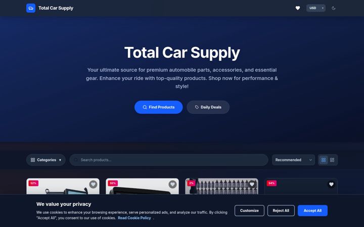 Screenshot of carsntrucks.qzz.io