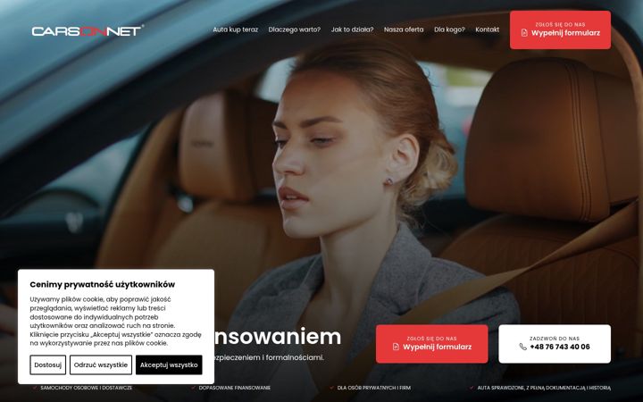 Screenshot of carsonnet.pl
