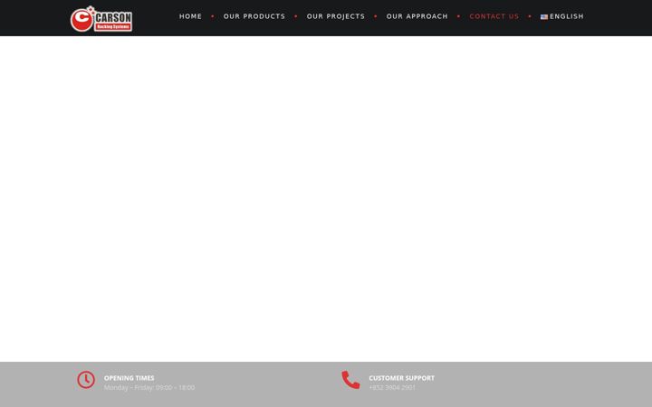 Screenshot of carsonrack.com