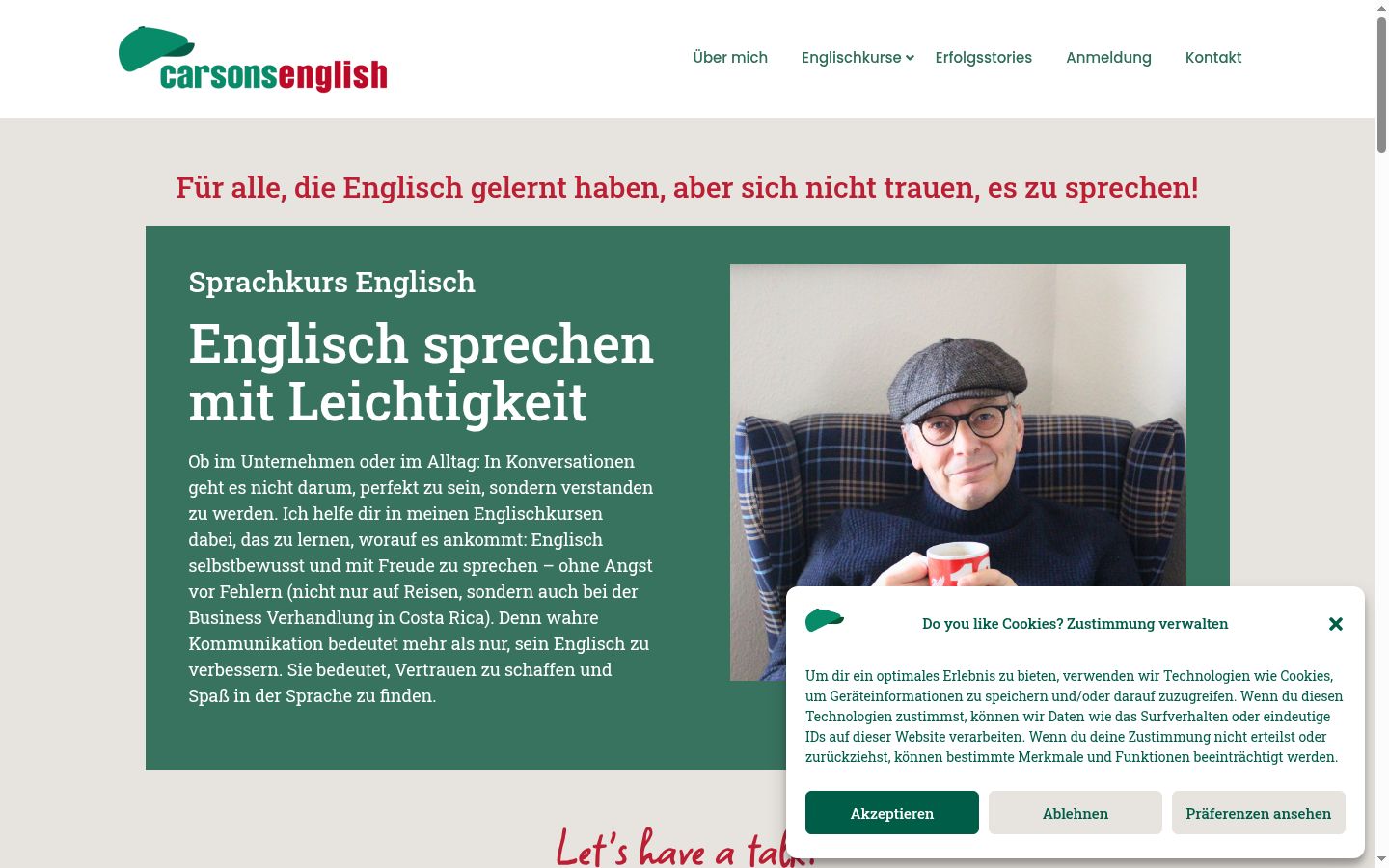 Screenshot tal-banner tal-kunsens muri qabel kwalunkwe interazzjoni