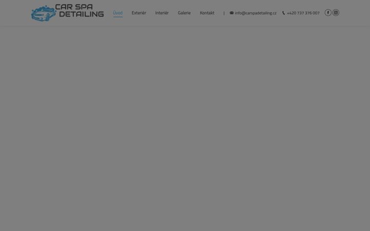 Screenshot of carspadetailing.cz