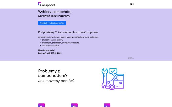 Screenshot of carspot24.pl