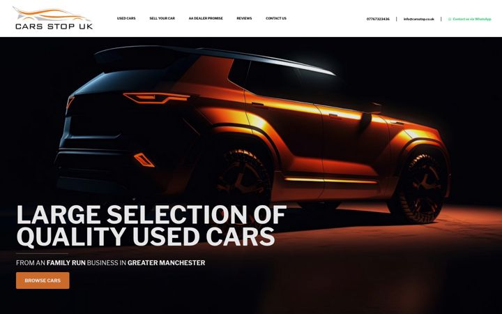 Screenshot of carsstop.co.uk