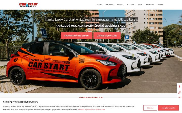 Screenshot of carstart.pl