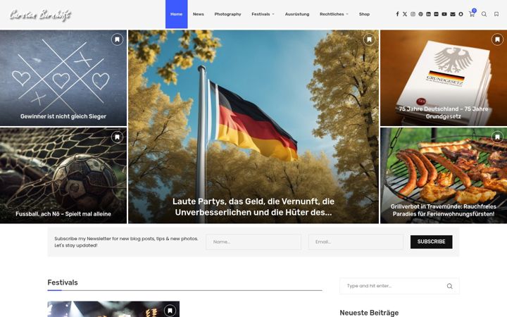 Screenshot του carsten-bornhoeft.de