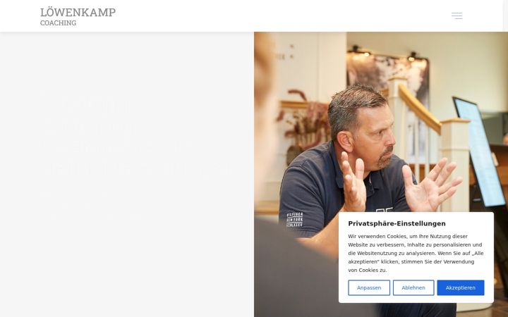 Screenshot του carsten-loewenkamp.de