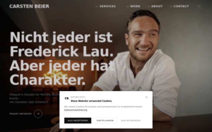 Screenshot of carstenbeier.com