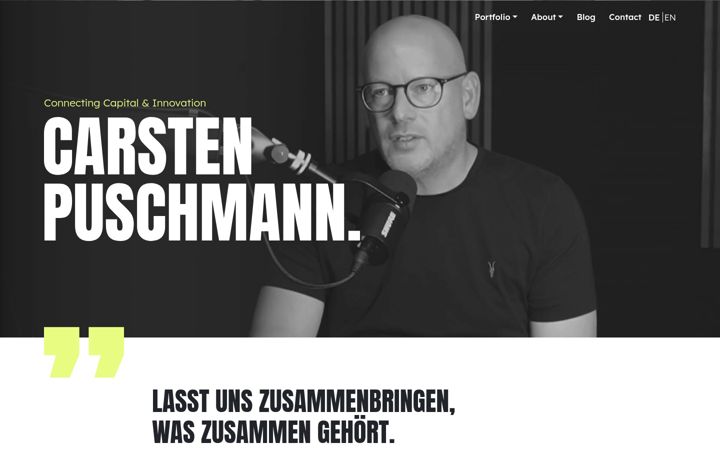 Screenshot of carstenpuschmann.de