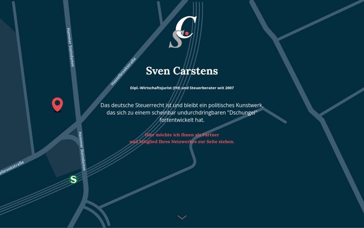 Snímek obrazovky carstens-stb.de
