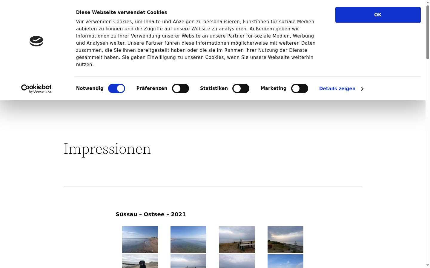 Screenshot tal-banner tal-kunsens muri qabel kwalunkwe interazzjoni