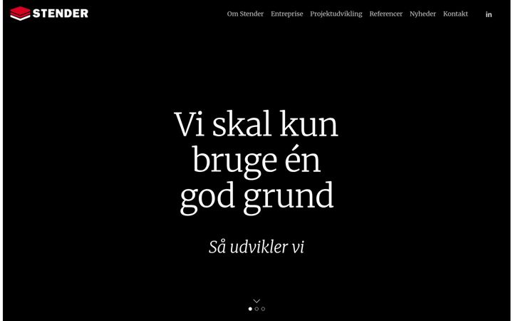 Screenshot of carstenstender.dk