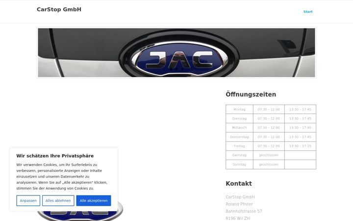 Screenshot of carstop.ch