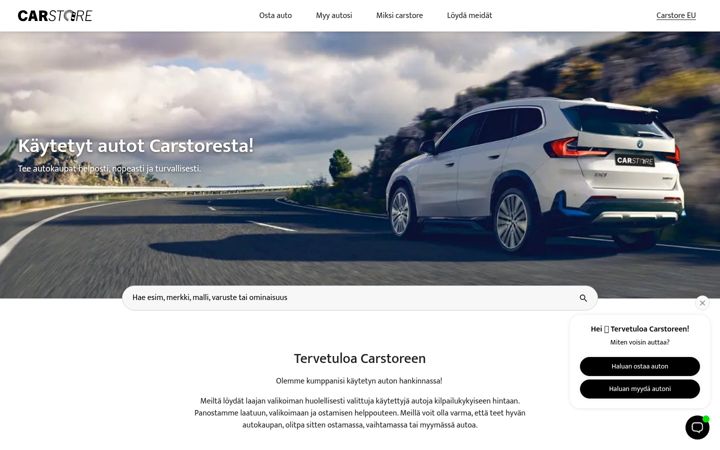 Skærmbillede af carstore.fi