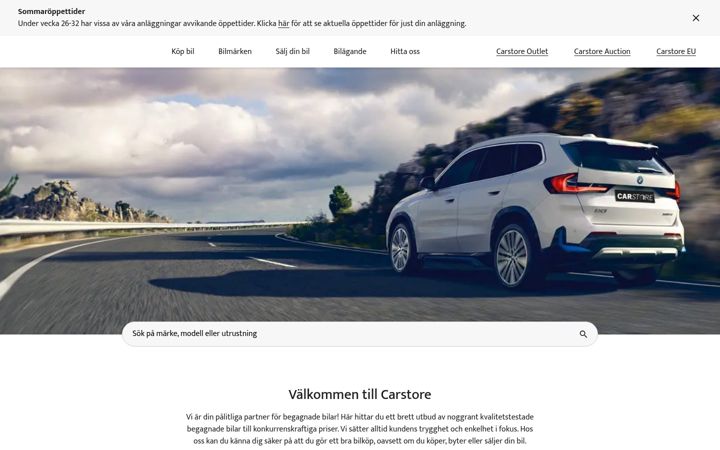 Screenshot of carstore.se