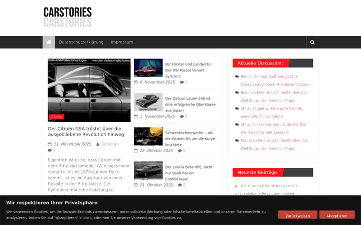 Screenshot of carstories.de