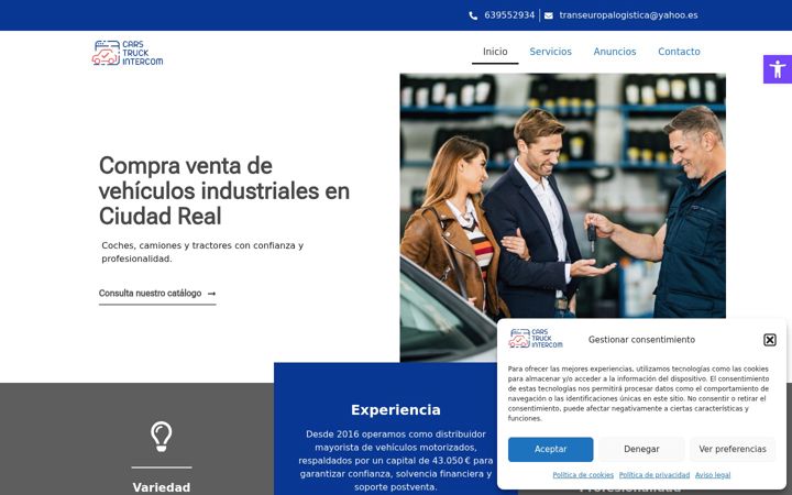 Screenshot of carstruckintercom.es