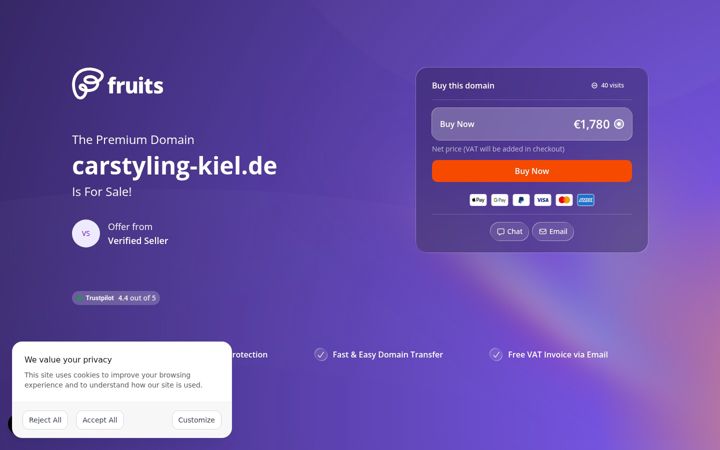 Screenshot of carstyling-kiel.de