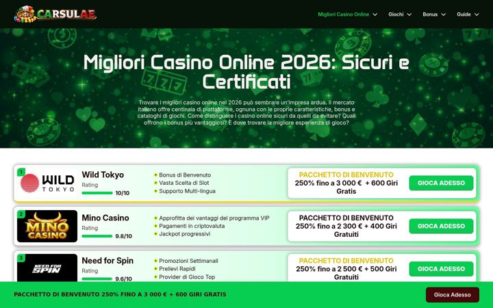 Screenshot of carsulae.site