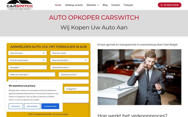 Screenshot of carswitch.be