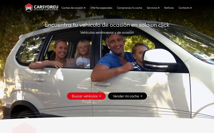 Screenshot of carsydreu.com