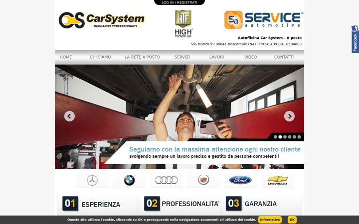 Screenshot of carsystemaposto.it