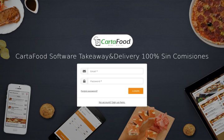 Screenshot of carta-food.com