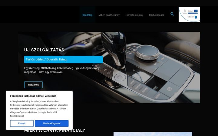 Screenshot of carta.hu