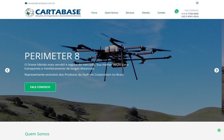 Skärmbild av cartabase.com.br