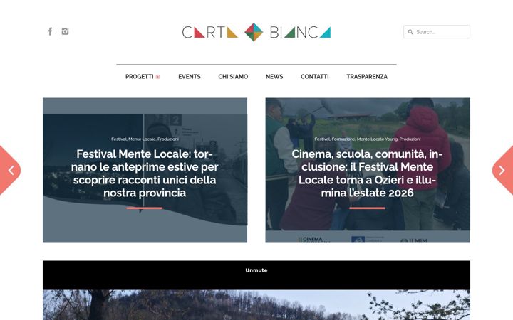 Screenshot of cartabianca2010.net