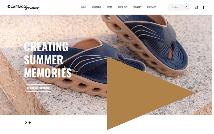 Screenshot of cartagofootwear.nl