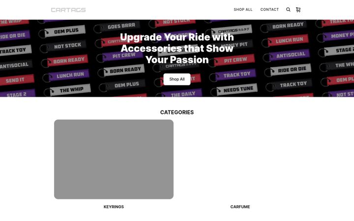 Screenshot of cartags.co.uk