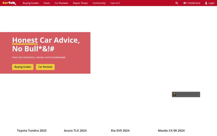 Ekrano kopija cartalk.com