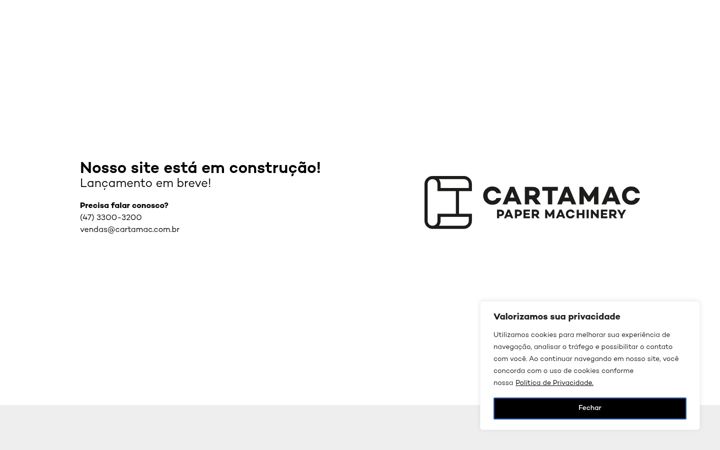 Skärmbild av cartamac.com.br