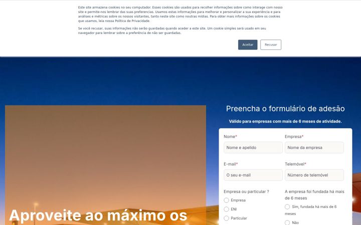Screenshot of cartaocombustivel.pt