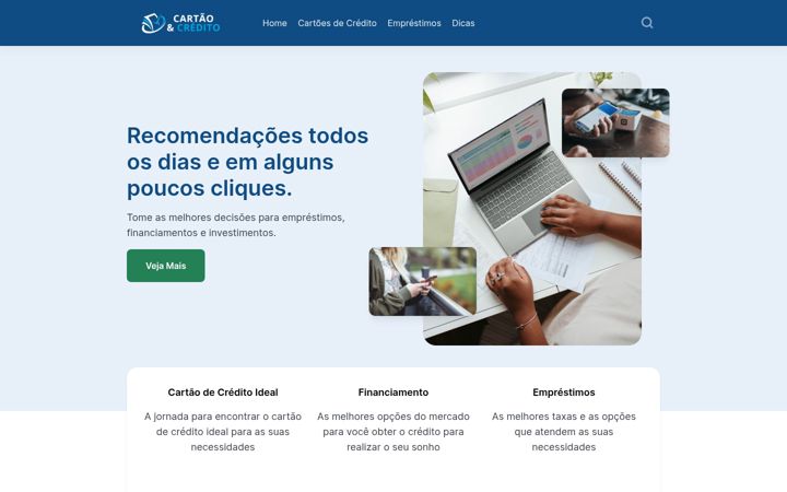 Screenshot of cartaoecredito.org