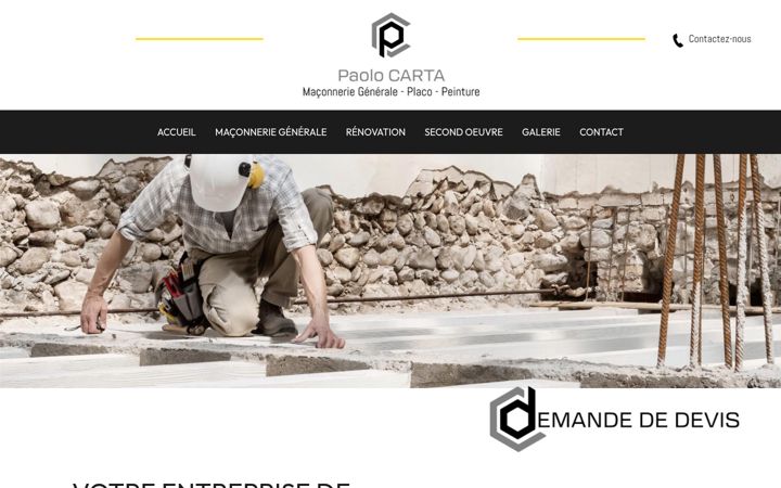 Screenshot of cartapaolo.fr