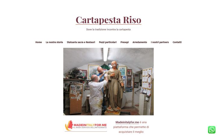 Screenshot of cartapestariso.com