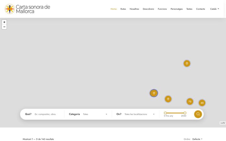 Screenshot of cartasonorademallorca.com