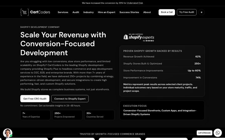 Screenshot of cartcoders.com