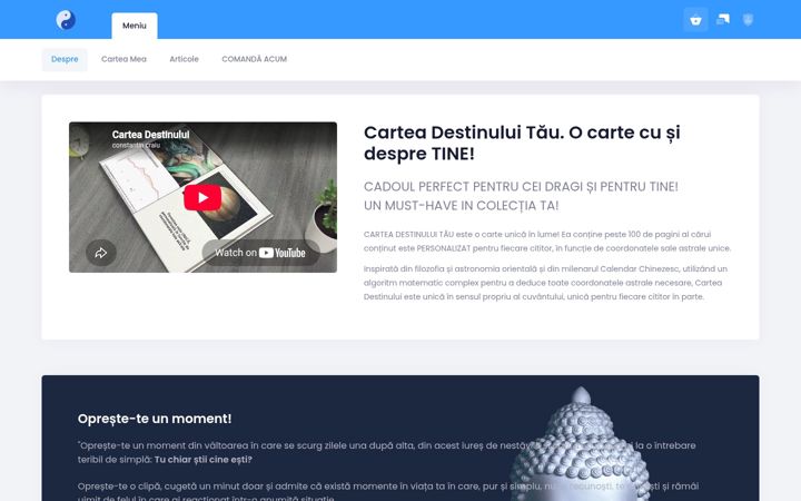 Screenshot of carteadestinului.com