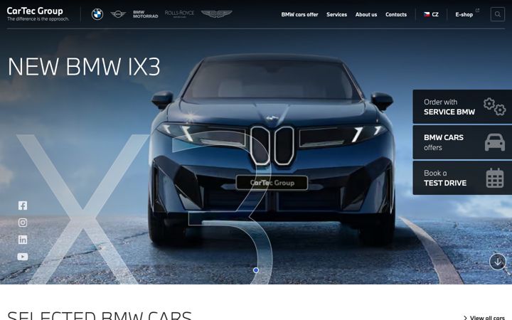 Screenshot of cartecgroup.eu