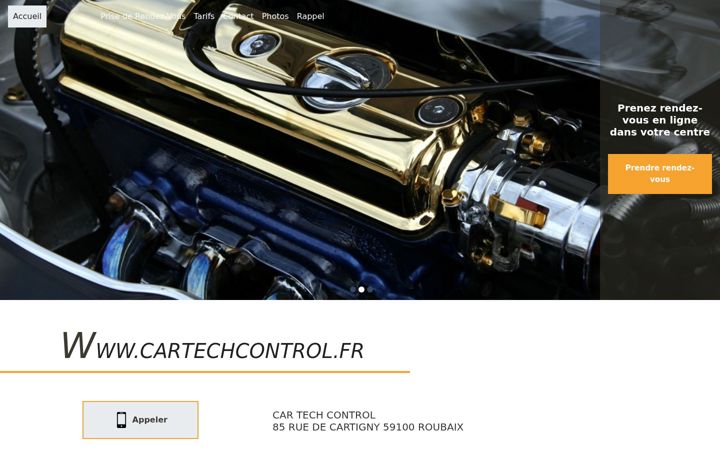 Screenshot of cartechcontrol.fr