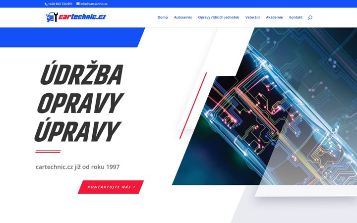Screenshot ta' cartechnic.cz