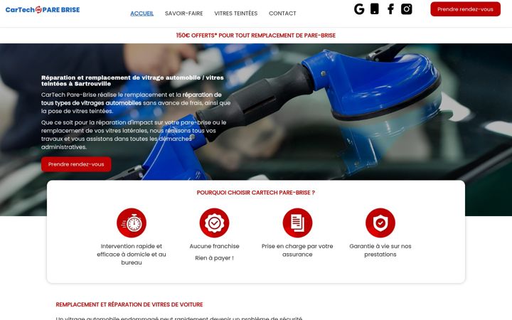 Zrzut ekranu cartechparebrise.fr