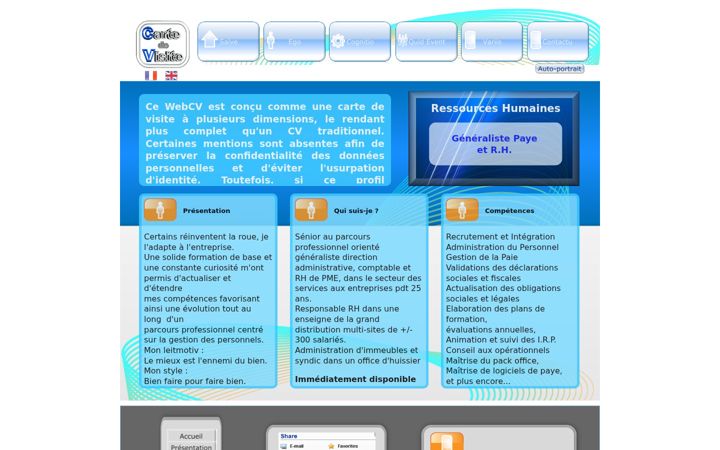 Screenshot of cartedevisite.online