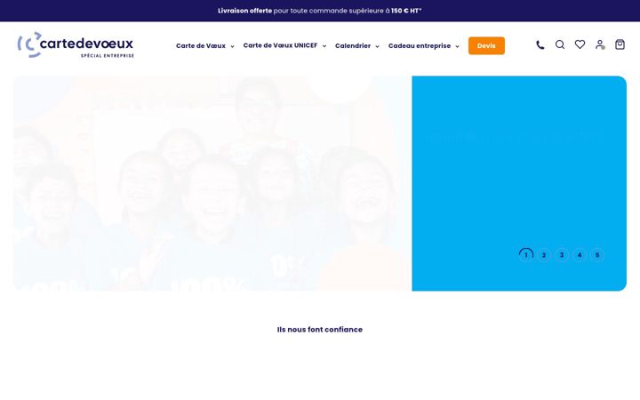 Screenshot of cartedevoeux.com