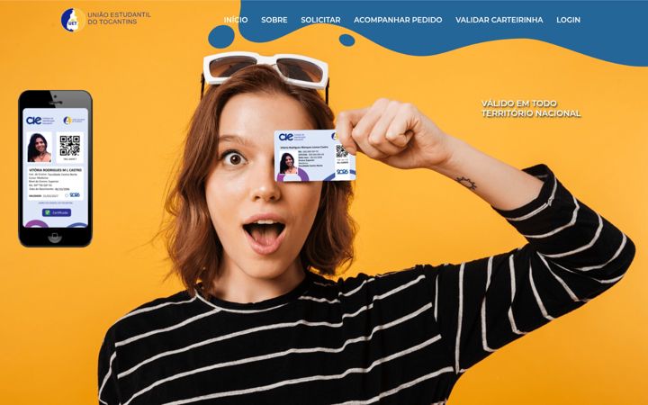 Screenshot of carteirademeiaentrada.com.br