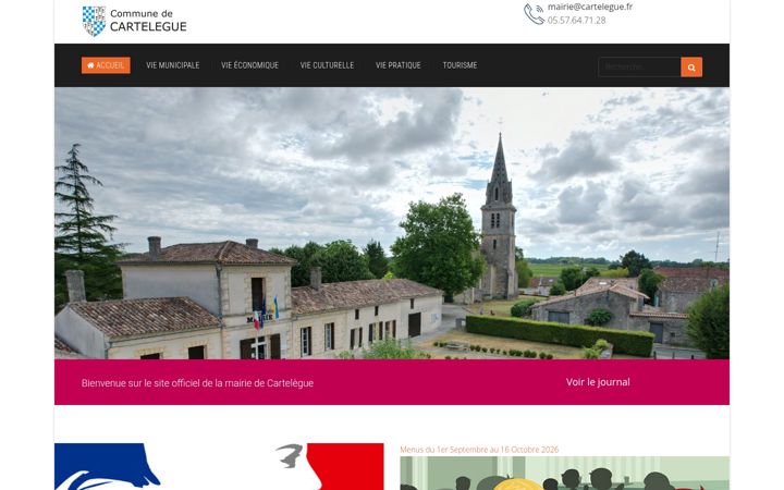 Screenshot of cartelegue.fr