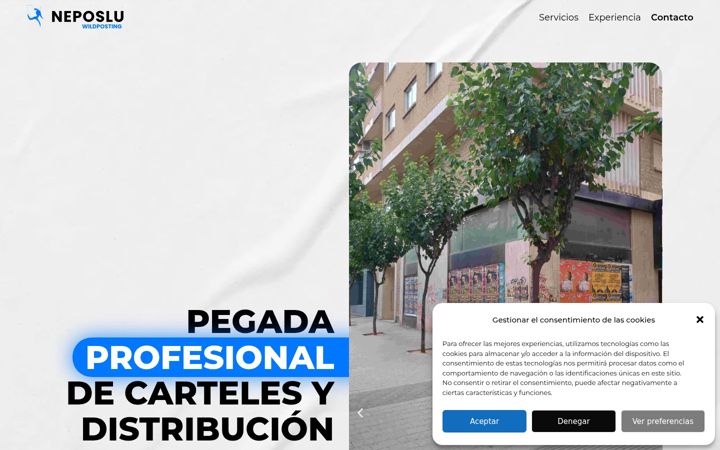 Screenshot of cartelesmurcia.com