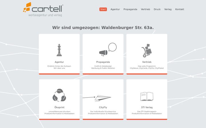 Screenshot of cartell.de